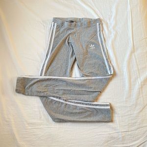 Gray Adidas leggings